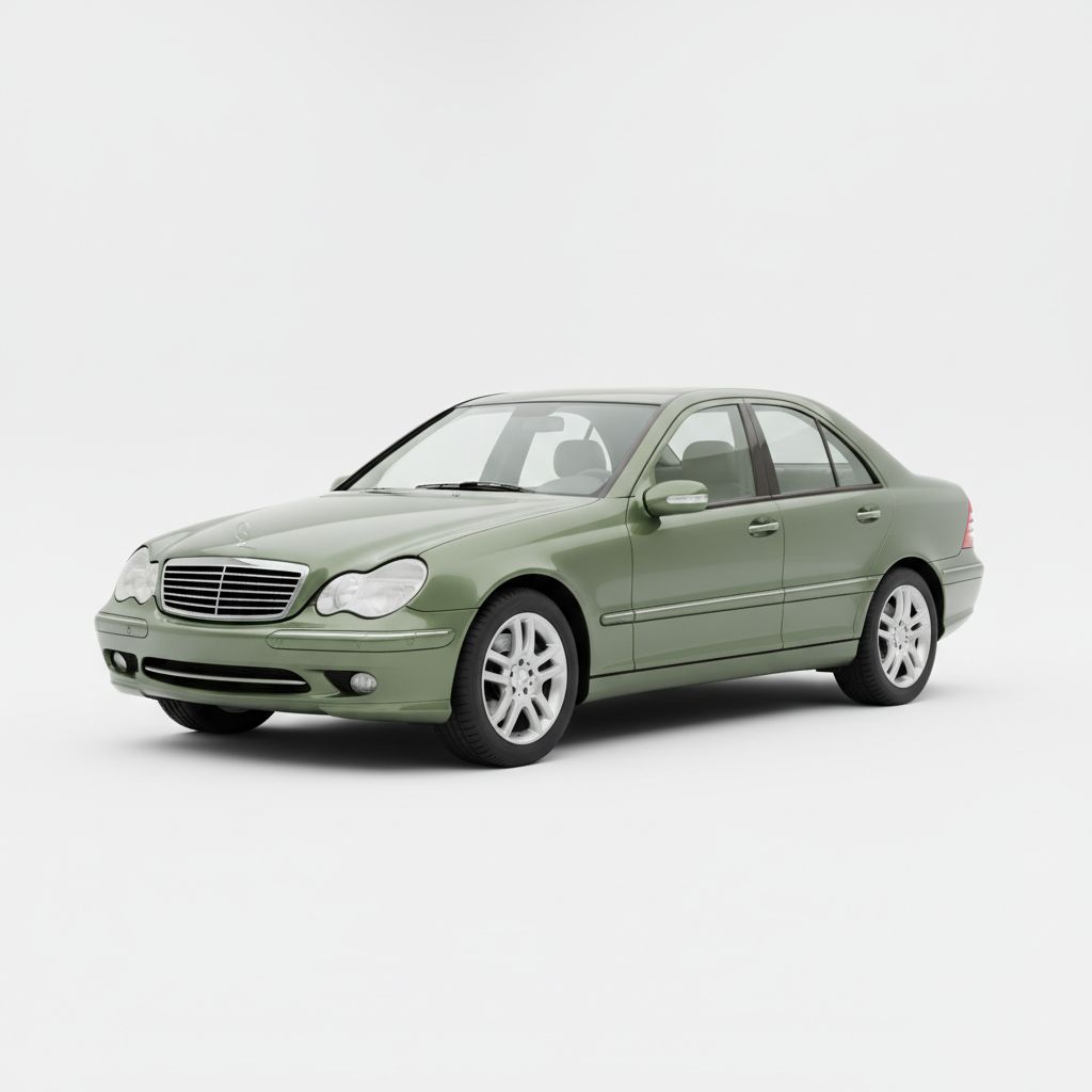 Mercedes-Benz Klasa C W203 2004 — widok boczny