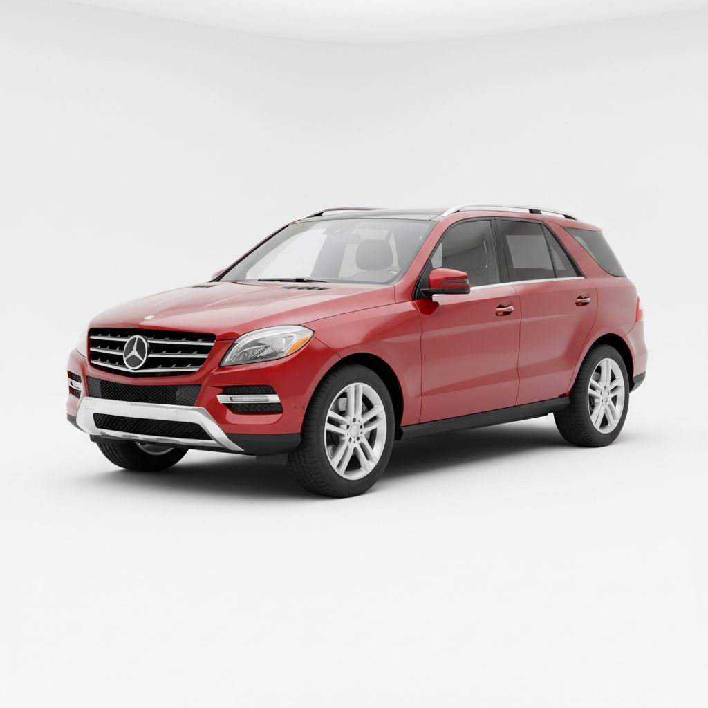 Mercedes-Benz M-Class W166 2011 — widok boczny