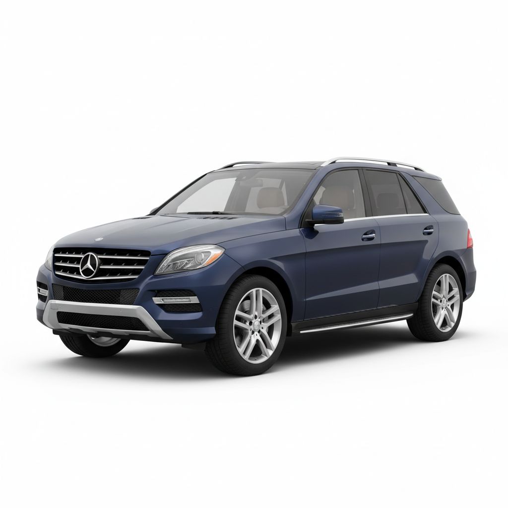 Mercedes-Benz M-Class W166 2011 — widok boczny