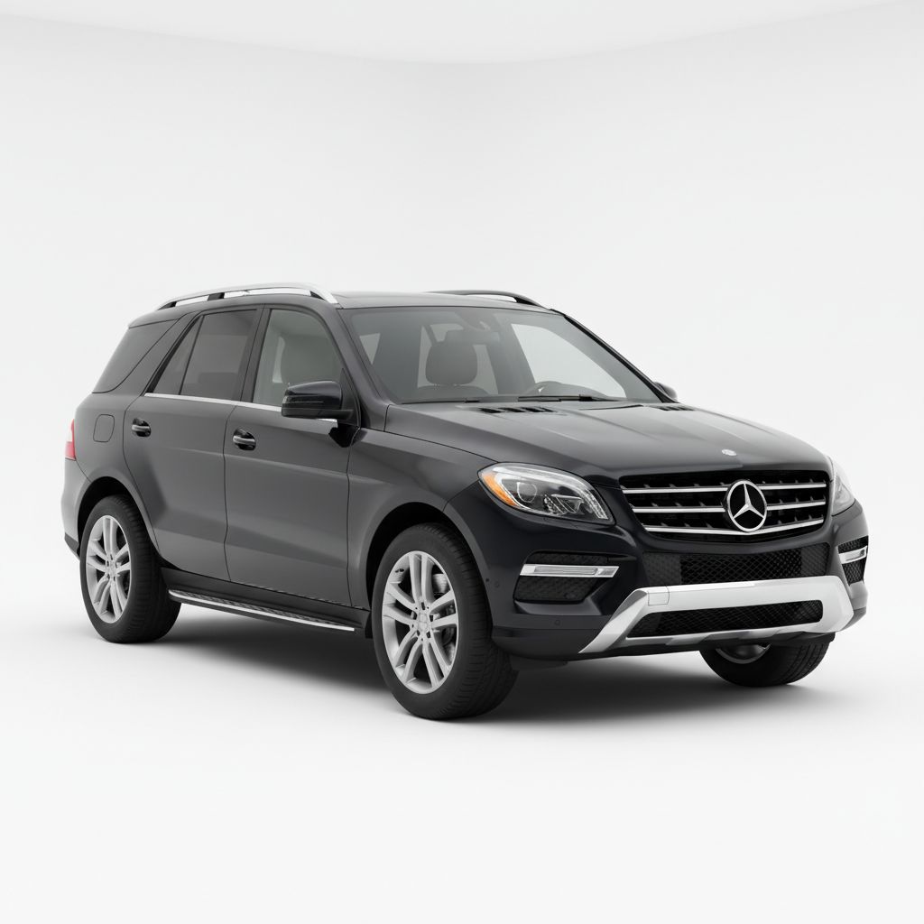 Mercedes-Benz M-Class W166 2011 — widok boczny