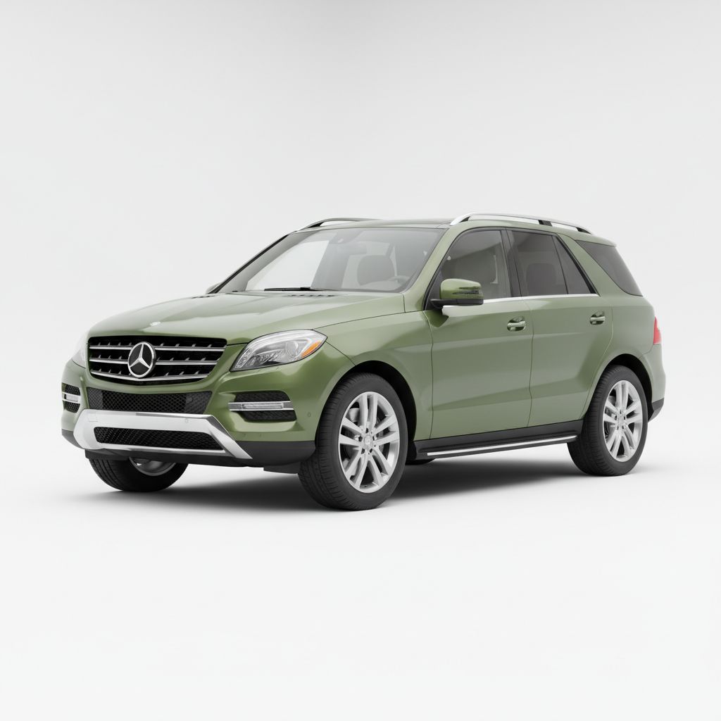 Mercedes-Benz M-Class W166 2011 — widok boczny