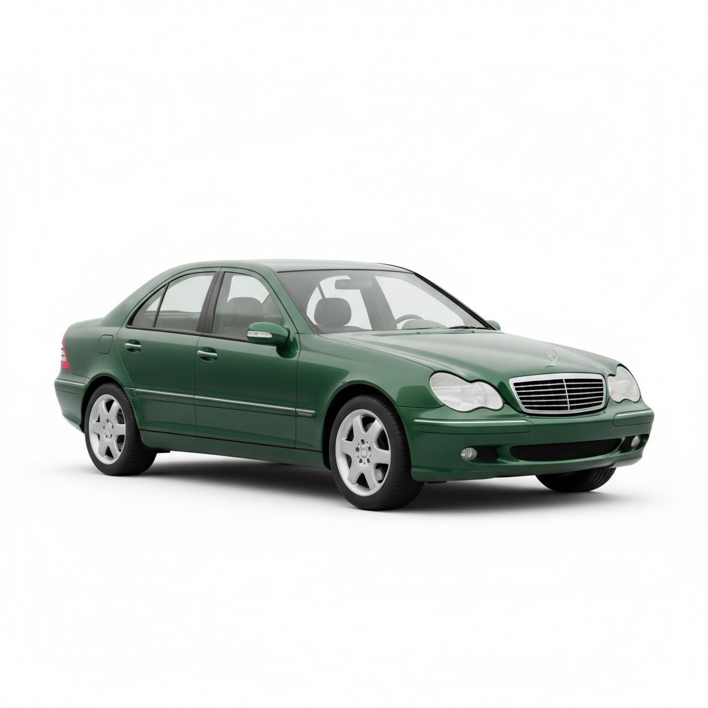 Mercedes-Benz Klasa C W203 2004 — widok boczny