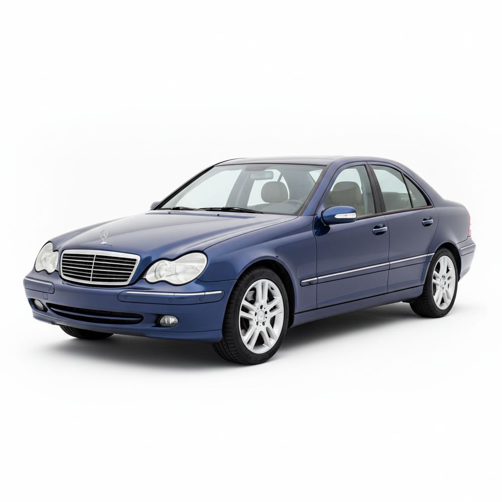 Mercedes-Benz Klasa C W203 2004 — widok boczny