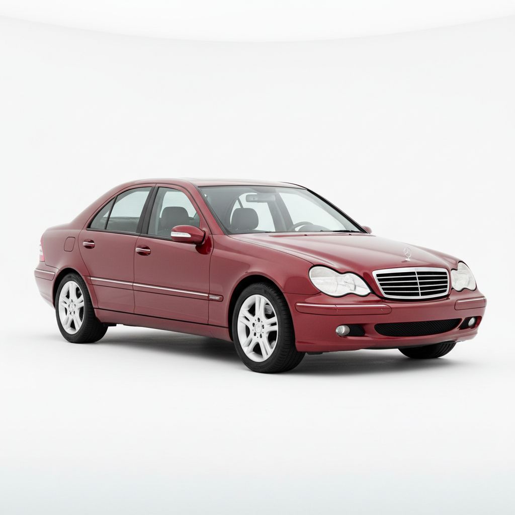 Mercedes-Benz Klasa C W203 2004 — widok boczny