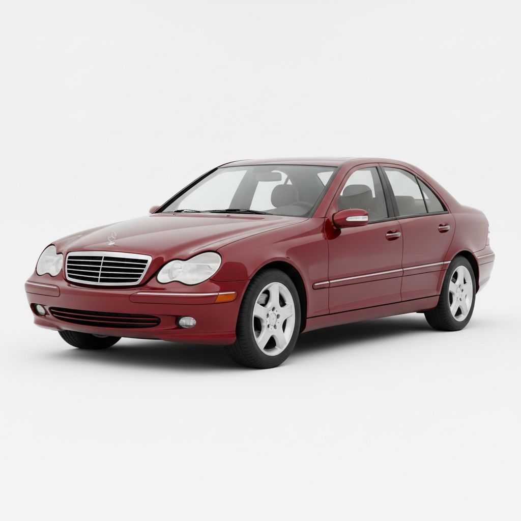 Mercedes-Benz Klasa C W203 2000 — widok boczny