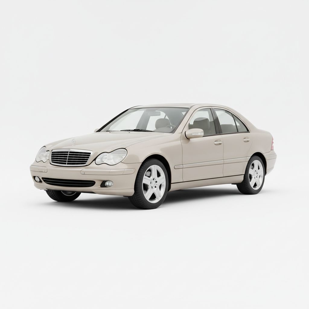 Mercedes-Benz Klasa C W203 2005 — widok boczny