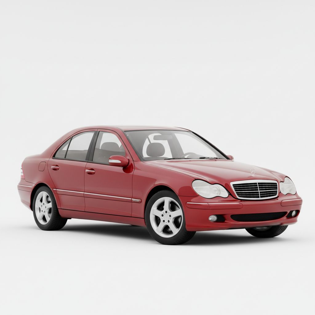 Mercedes-Benz Klasa C W203 2004 — widok boczny