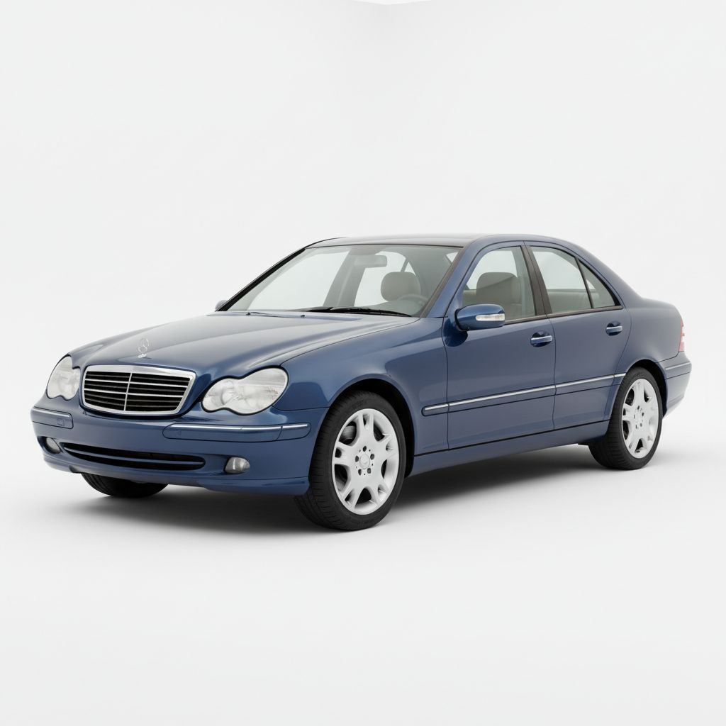 Mercedes-Benz Klasa C W203 2004 — widok boczny