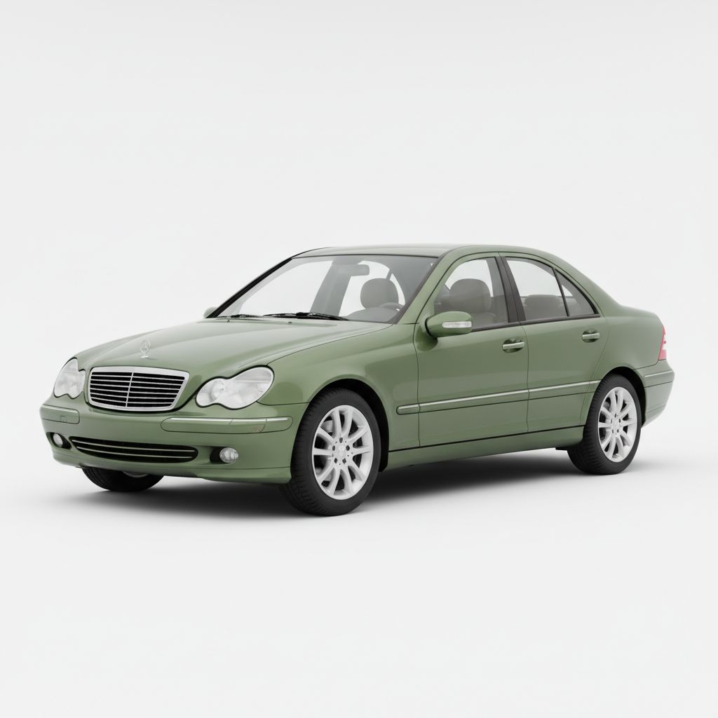 Mercedes-Benz Klasa C W203 2006 — widok boczny