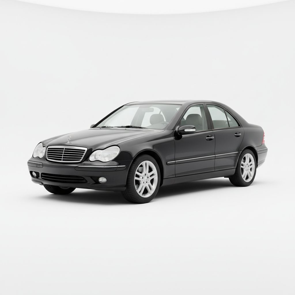Mercedes-Benz Klasa C W203 2004 — widok boczny