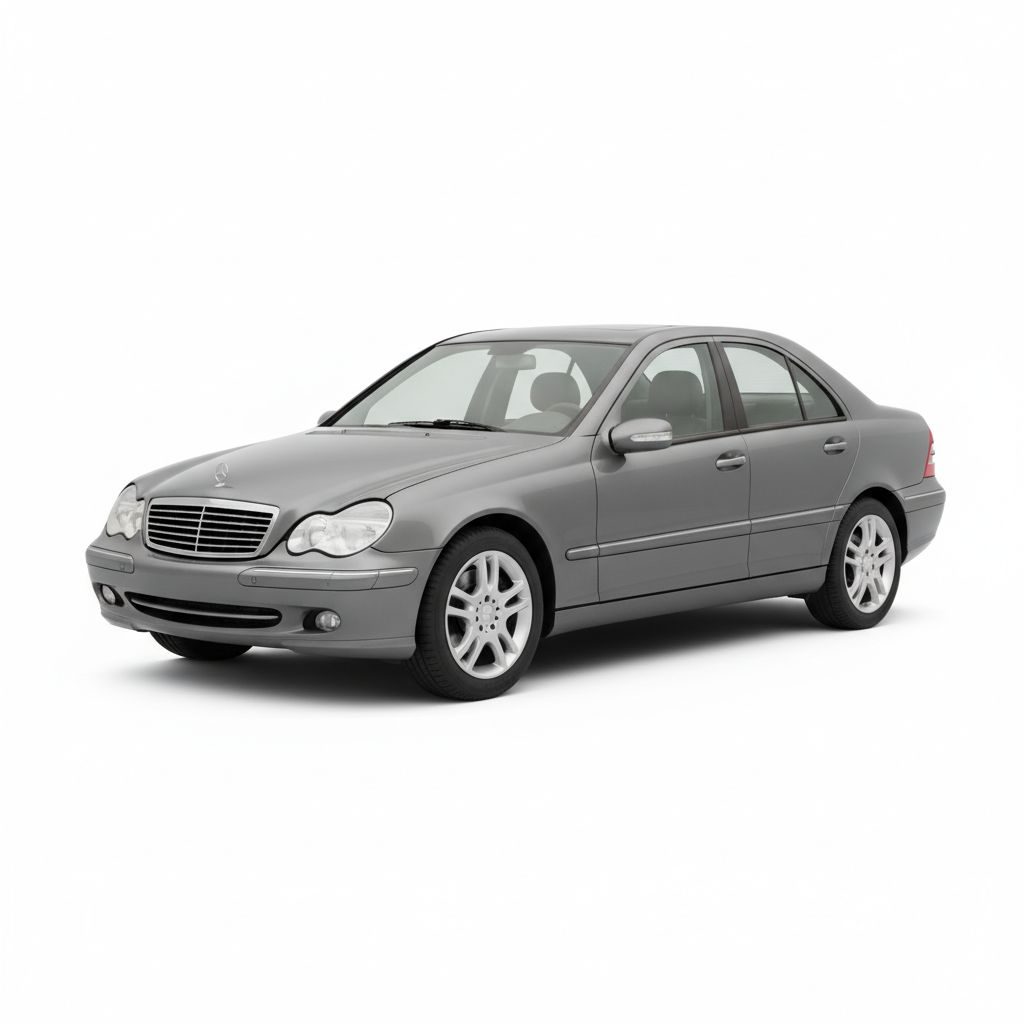 Mercedes-Benz Klasa C W203 2003 — widok boczny