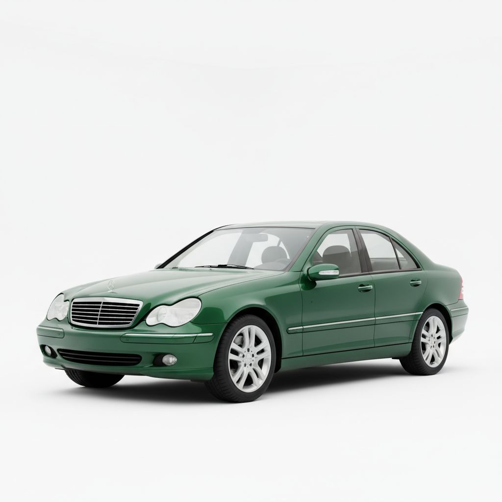 Mercedes-Benz Klasa C W203 2006 — widok boczny