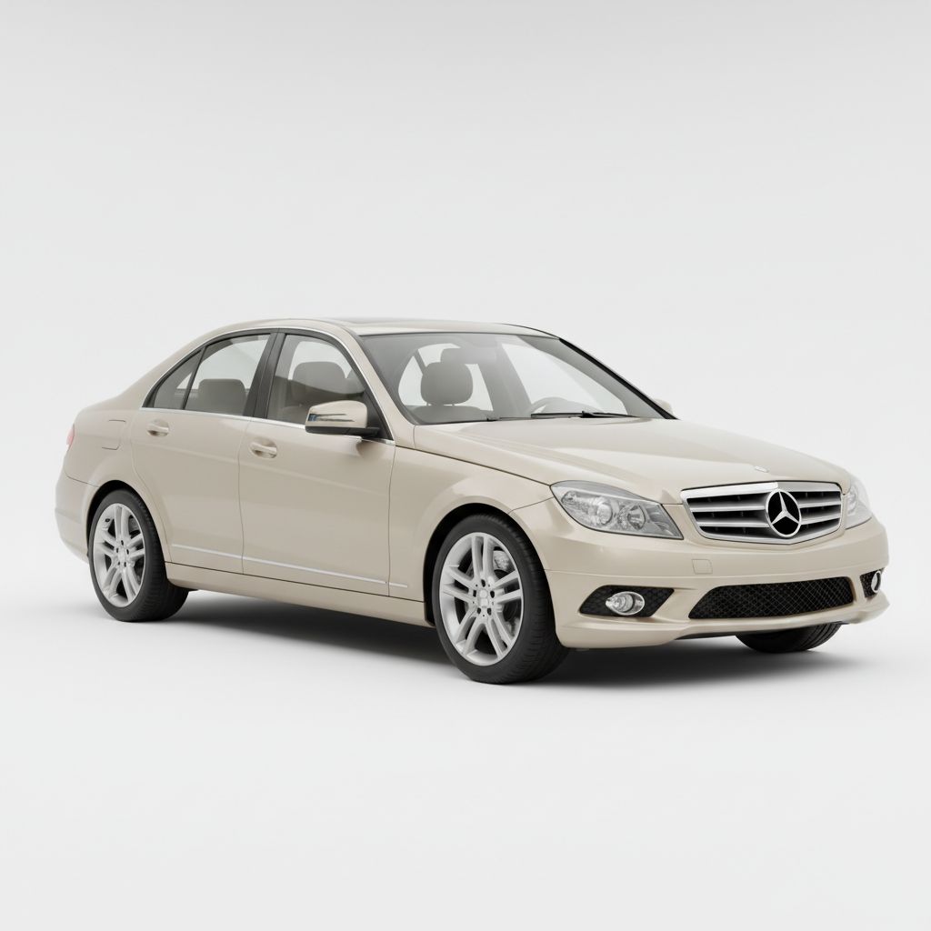 Mercedes-Benz Klasa C W204 2010 — widok boczny