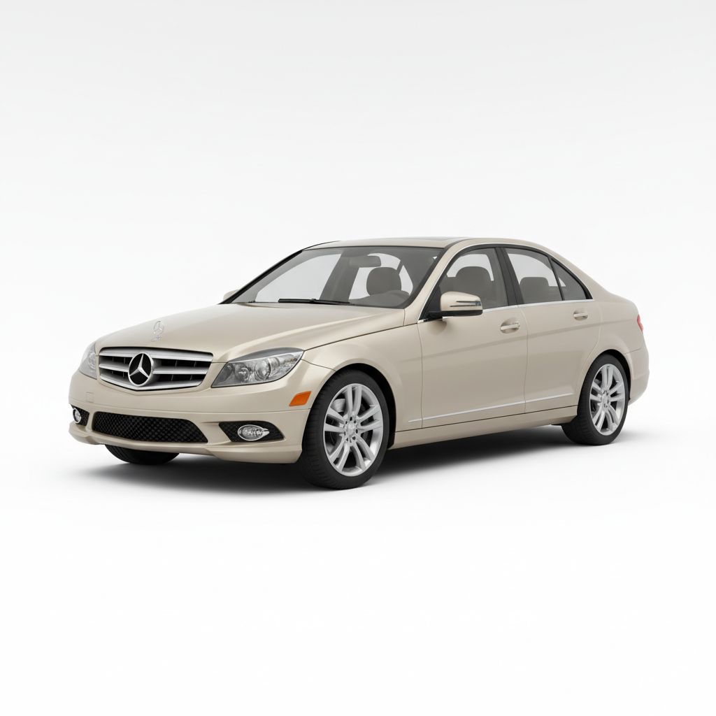 Mercedes-Benz Klasa C W204 2010 — widok boczny