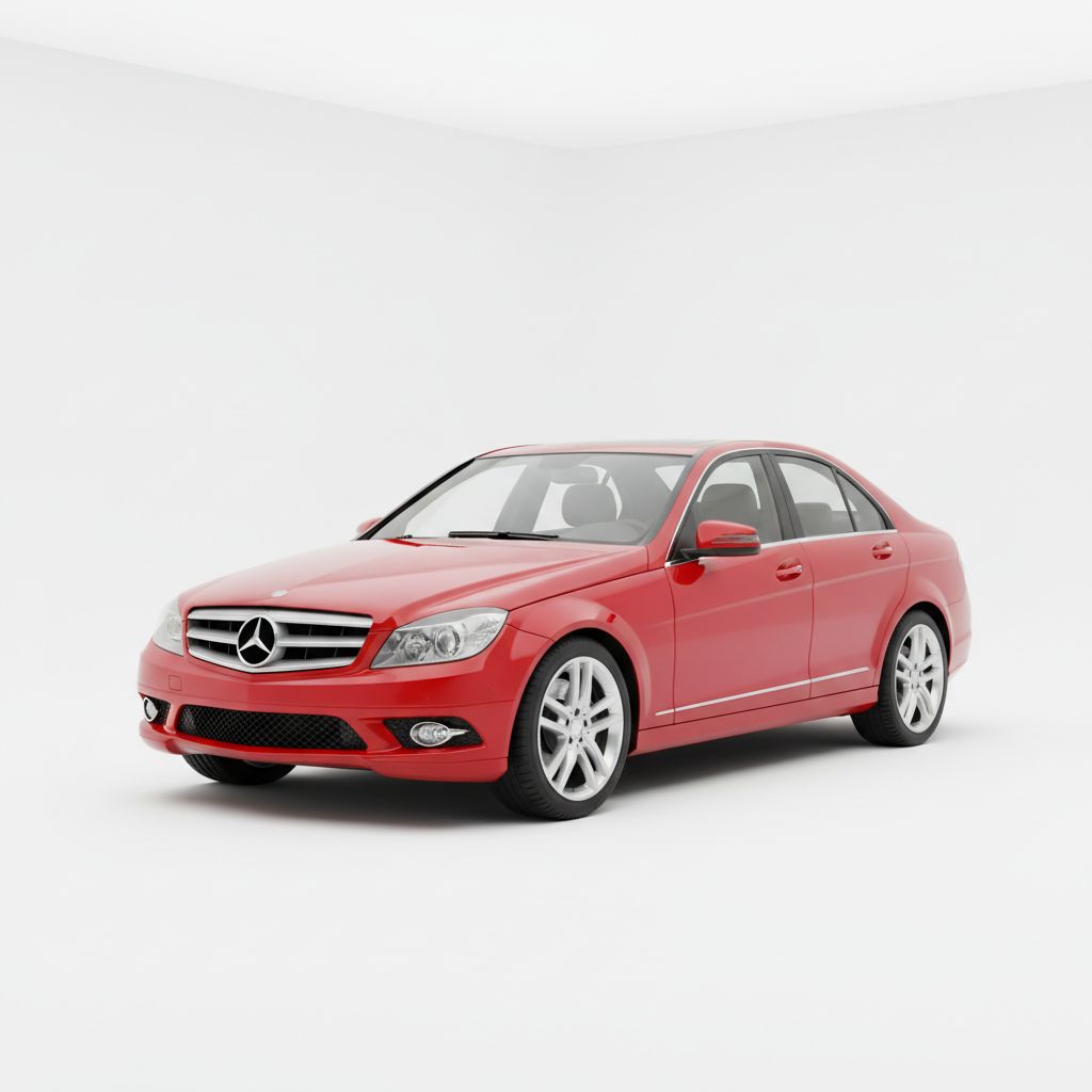 Mercedes-Benz Klasa C W204 2012 — widok boczny