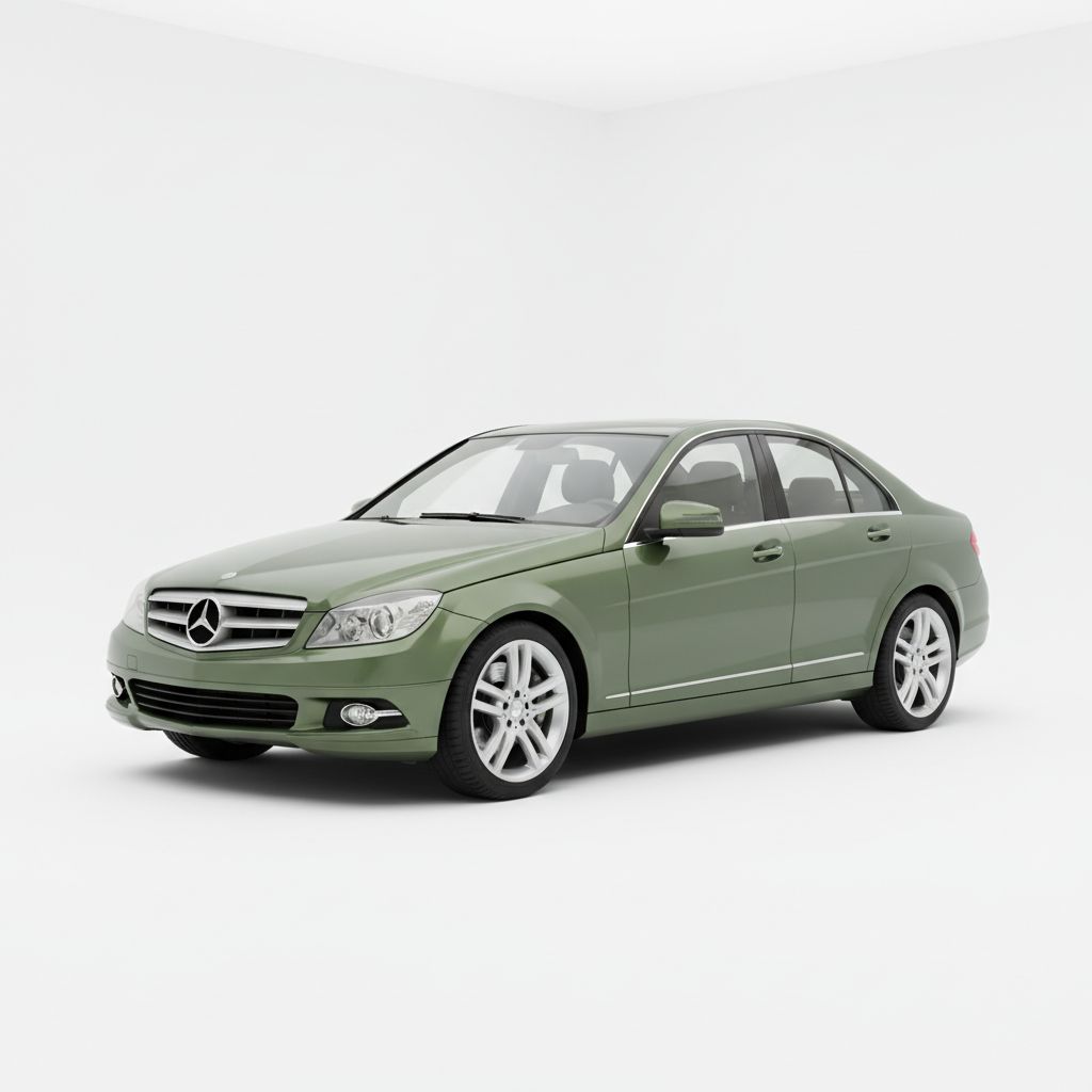 Mercedes-Benz Klasa C W204 2007 — widok boczny