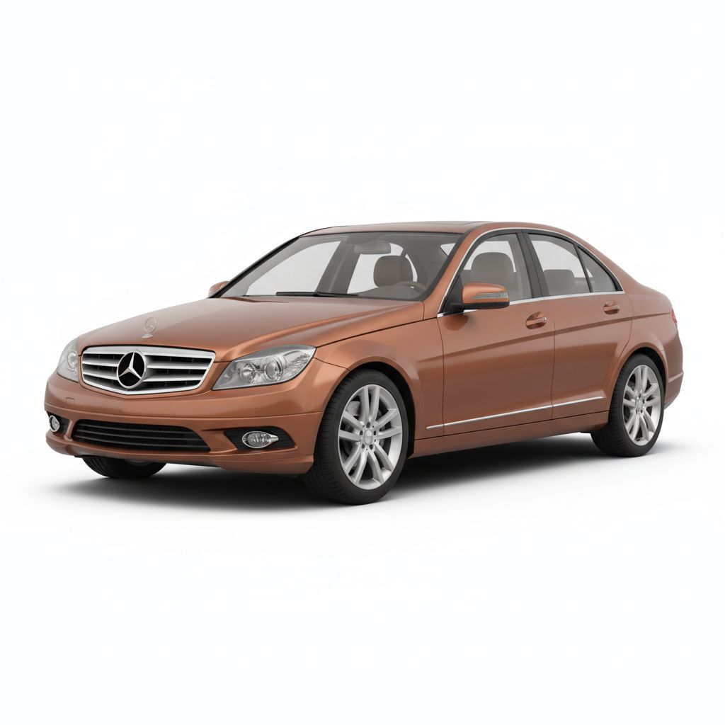 Mercedes-Benz Klasa C W204 2008 — widok boczny