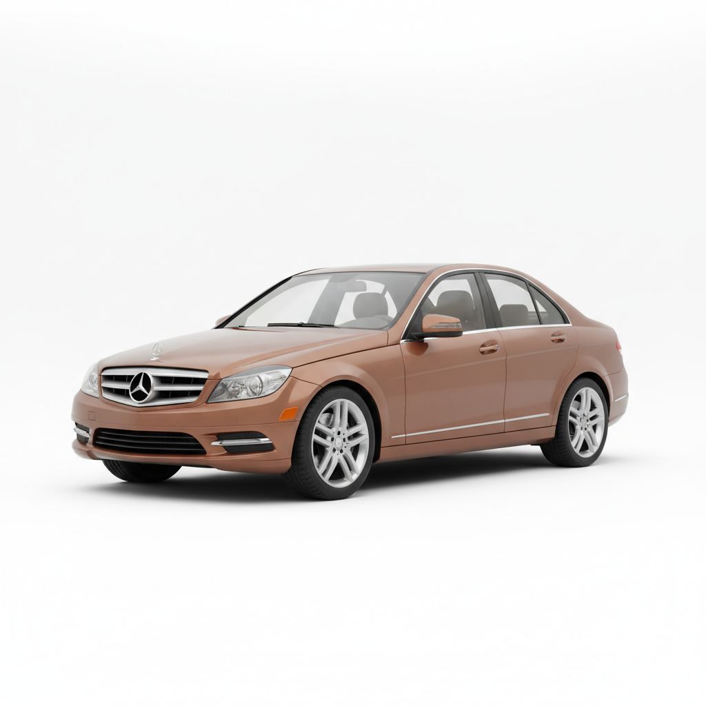 Mercedes-Benz Klasa C W204 2012 — widok boczny