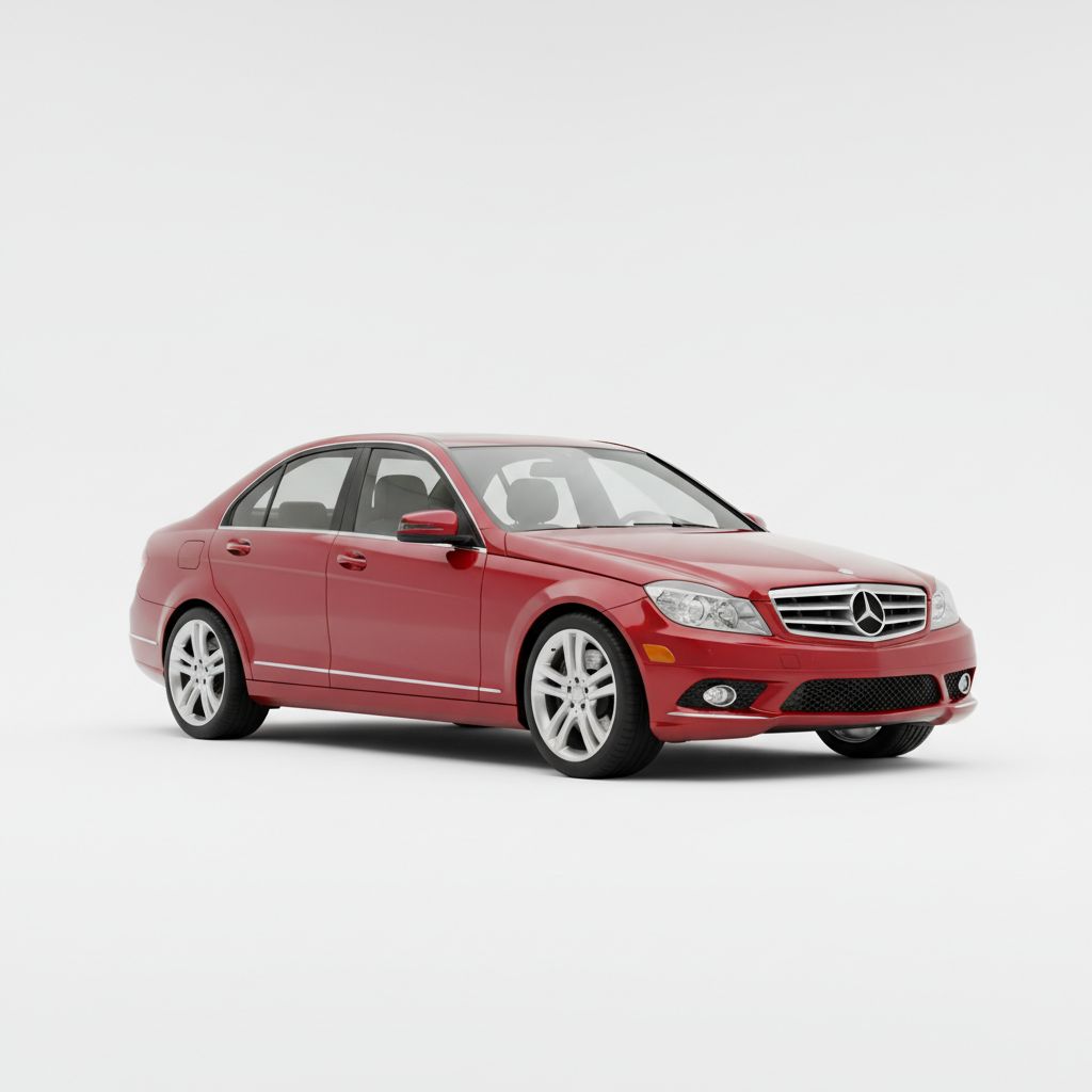 Mercedes-Benz Klasa C W204 2008 — widok boczny