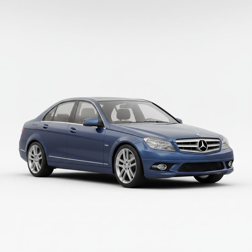 Mercedes-Benz Klasa C W204 2008 — widok boczny