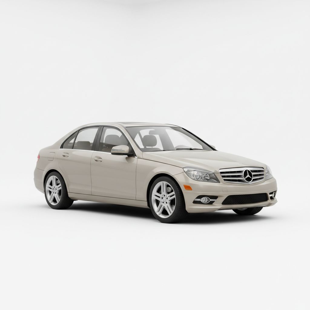 Mercedes-Benz Klasa C W204 2012 — widok boczny