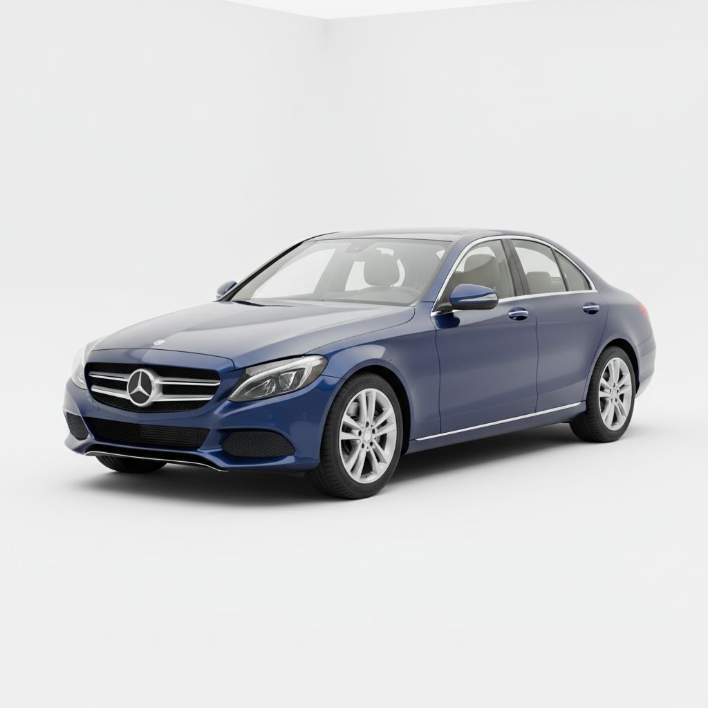 Mercedes-Benz Klasa C W205 2016 — widok boczny