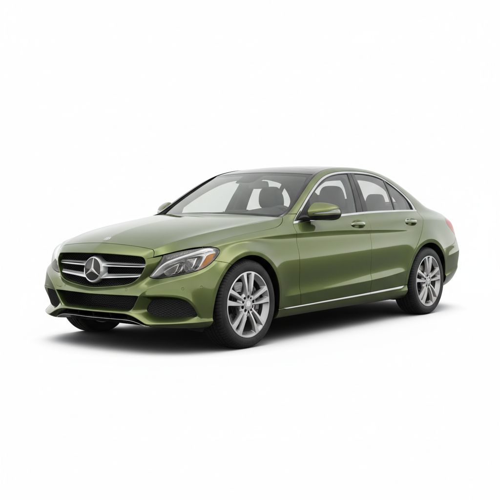 Mercedes-Benz Klasa C W205 2016 — widok boczny