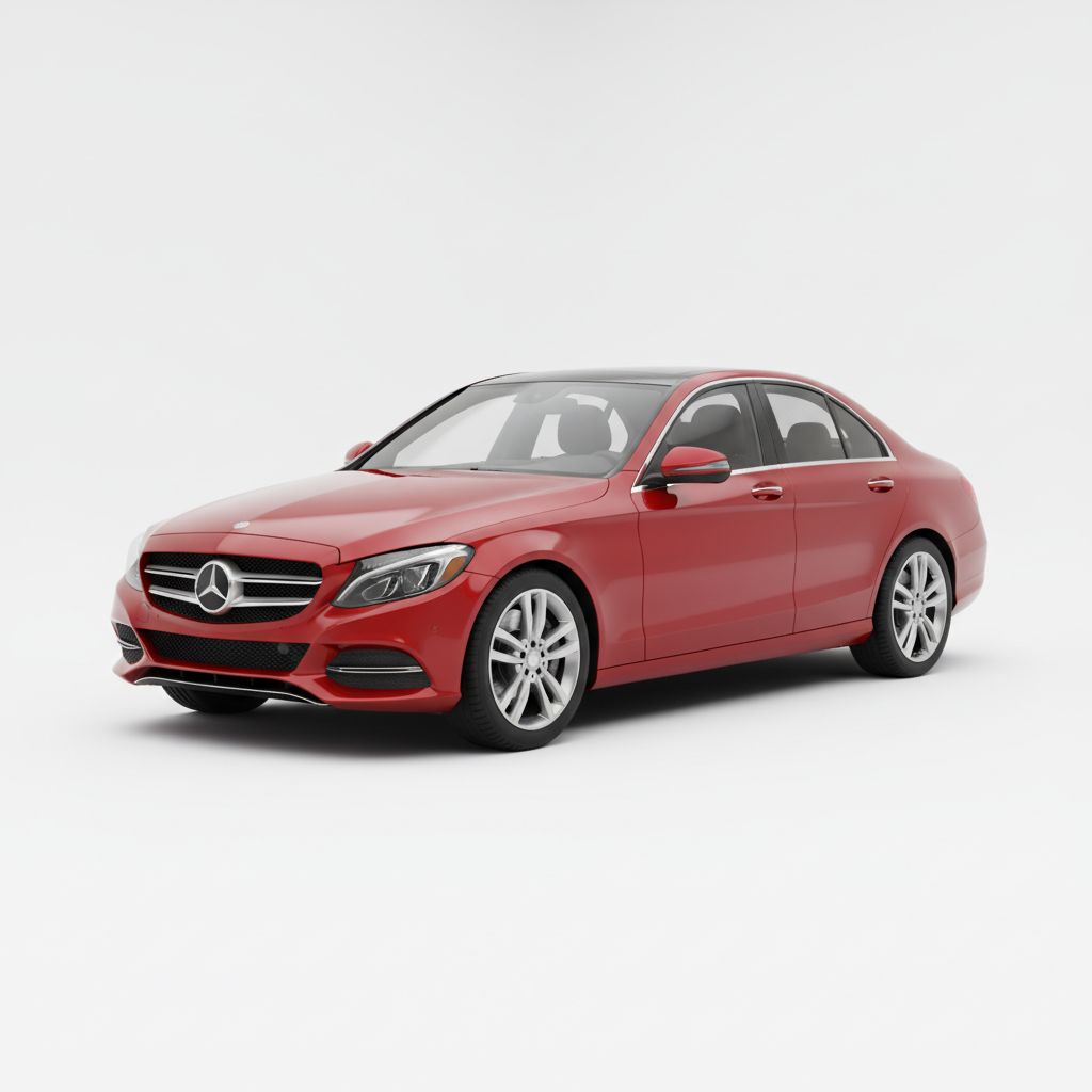 Mercedes-Benz Klasa C W205 2015 — widok boczny