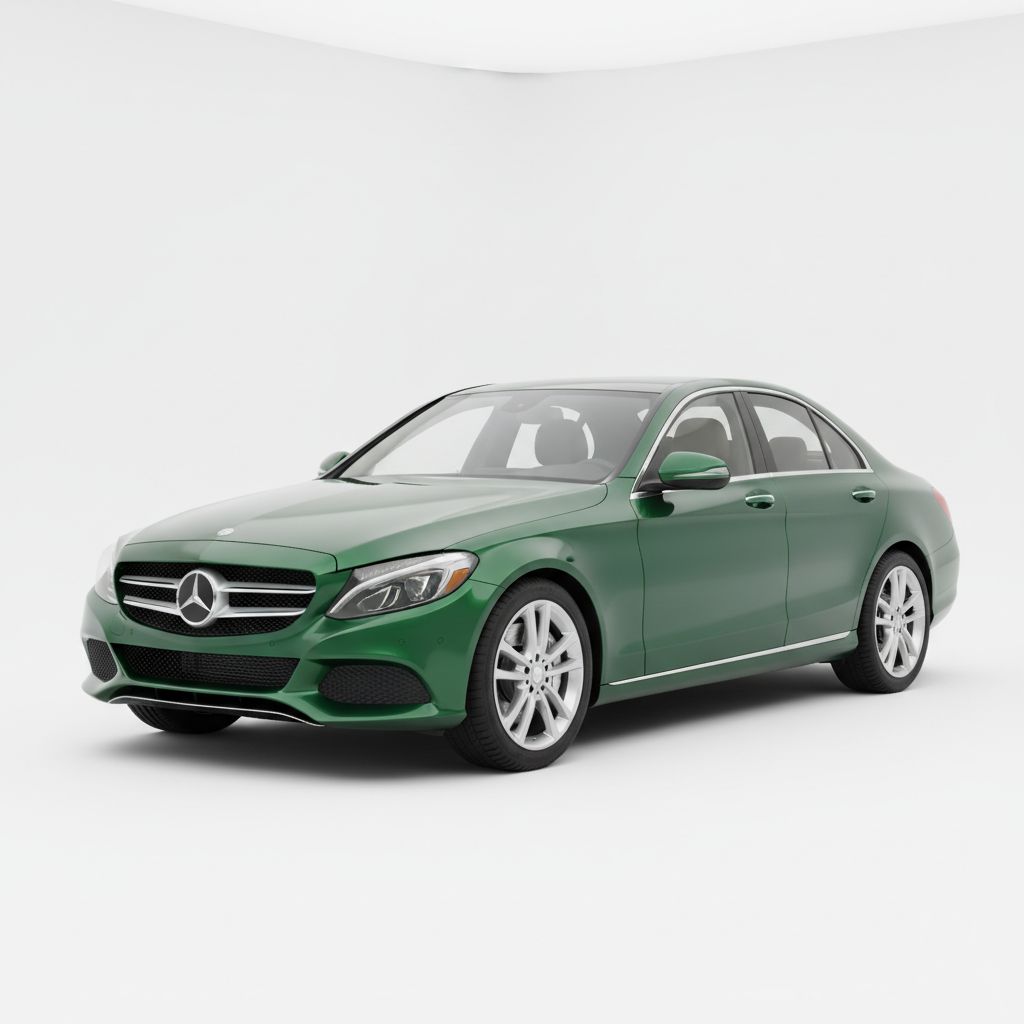 Mercedes-Benz Klasa C W205 2016 — widok boczny