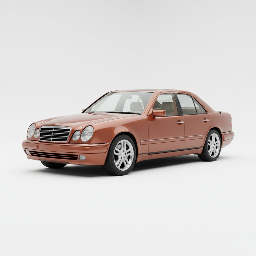 Mercedes-Benz Klasa E W210 1999 — widok boczny