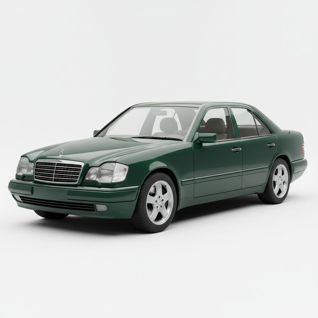 Mercedes-Benz Klasa E W210 1999 — widok boczny
