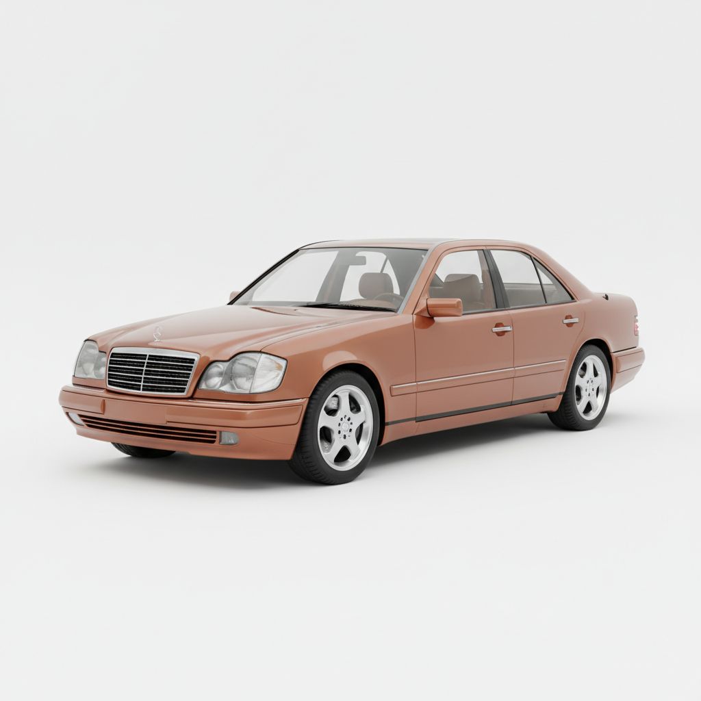 Mercedes-Benz Klasa E W210 2000 — widok boczny