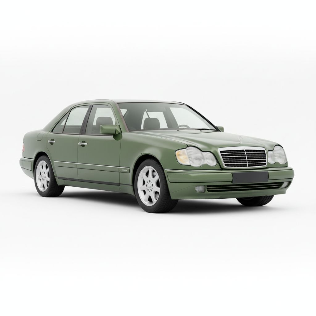 Mercedes-Benz Klasa E W210 1999 — widok boczny