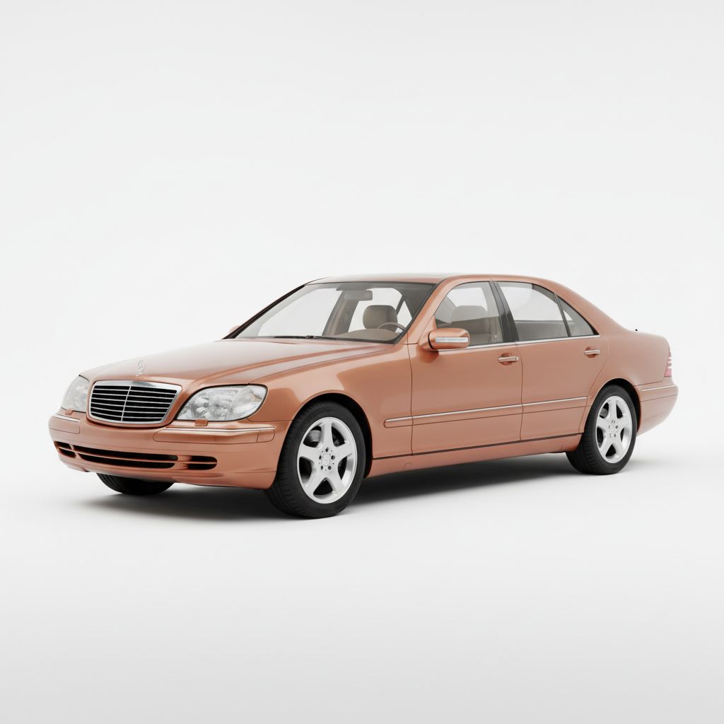 Mercedes-Benz Klasa S W220 2002 — widok boczny