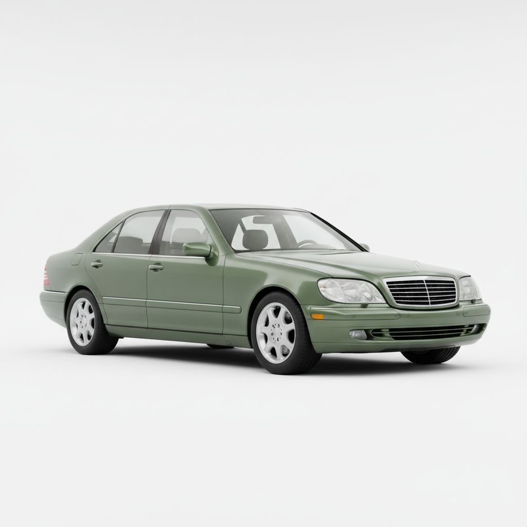 Mercedes-Benz Klasa S W220 2002 — widok boczny
