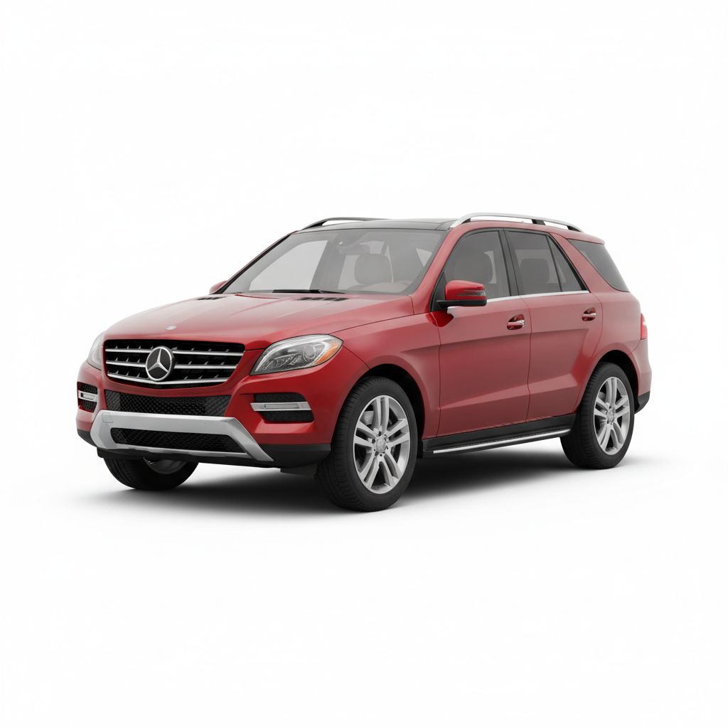Mercedes-Benz ML W166 2014 — widok boczny
