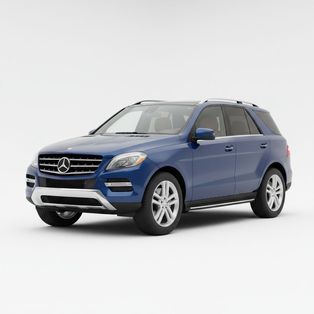 Mercedes-Benz ML W166 2014 — widok boczny
