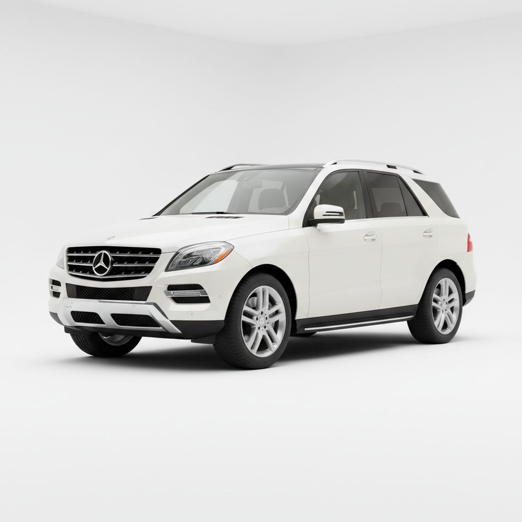 Mercedes-Benz ML W166 2014 — widok boczny