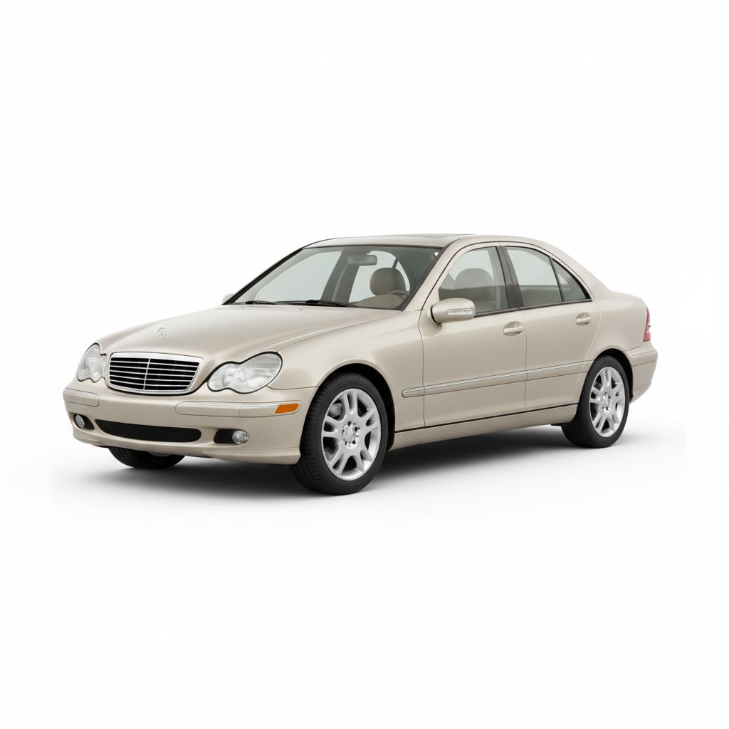 Mercedes-Benz Klasa C W203 2005 — widok boczny