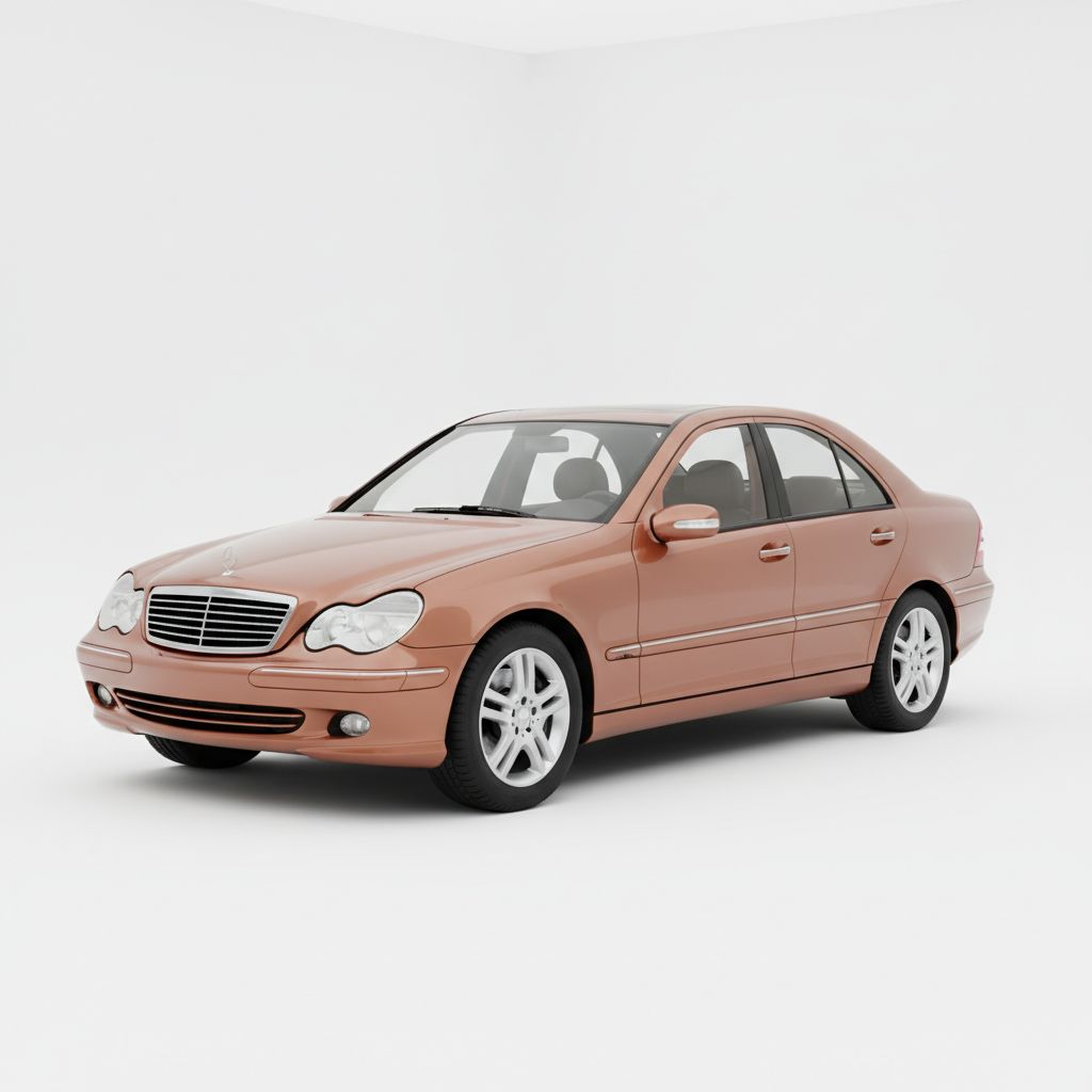 Mercedes-Benz Klasa C W203 2005 — widok boczny