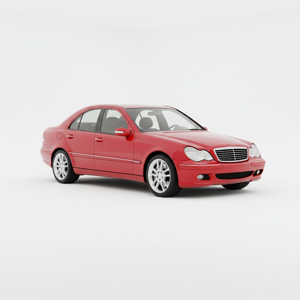 Mercedes-Benz Klasa C W203 2004 — widok boczny
