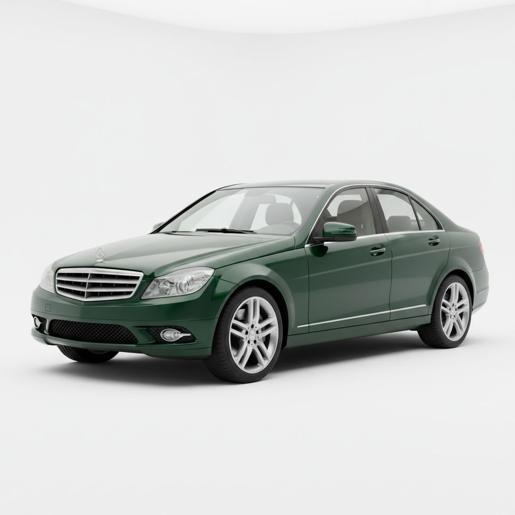 Mercedes-Benz Klasa C W204 2012 — widok boczny