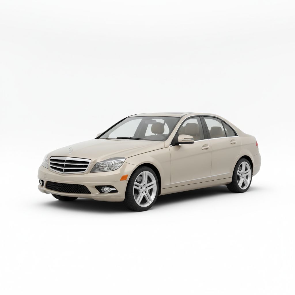 Mercedes-Benz Klasa C W204 2012 — widok boczny