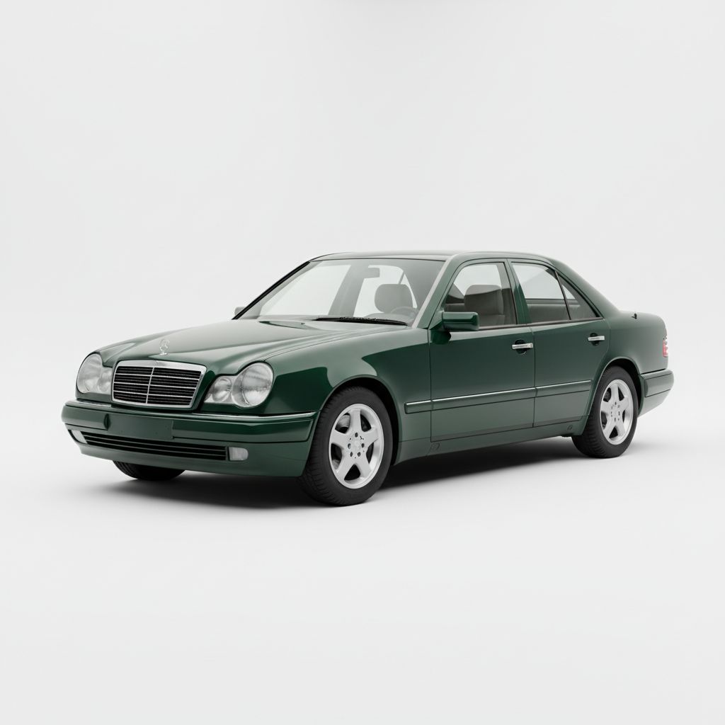 Mercedes-Benz Klasa E W210 2001 — widok boczny