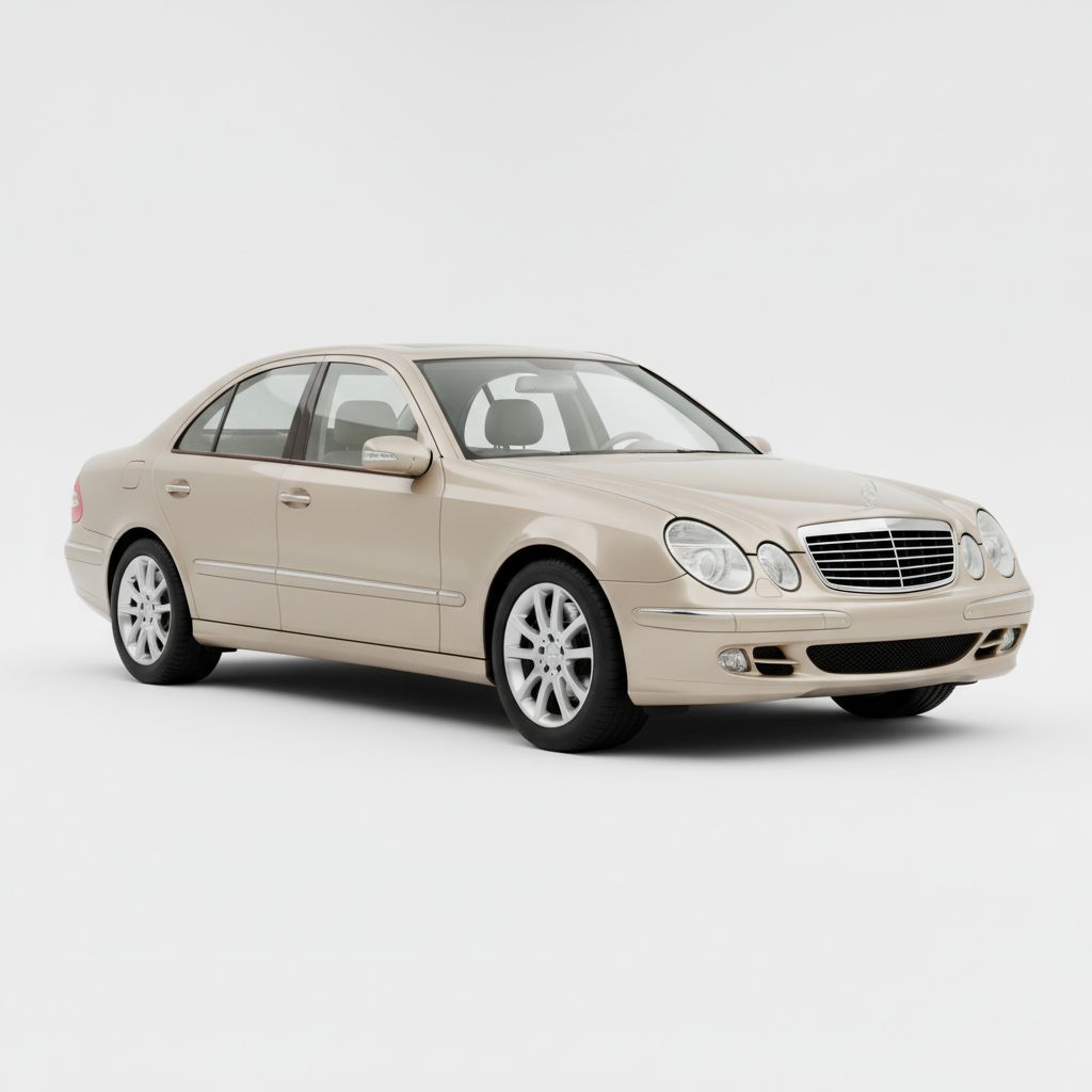 Mercedes-Benz Klasa E W211 2008 — widok boczny