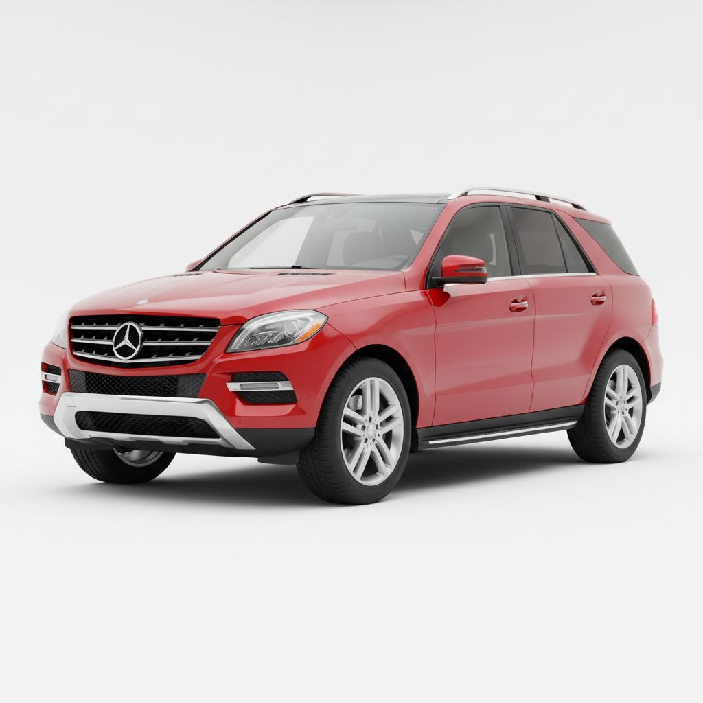 Mercedes-Benz ML W166 2014 — widok boczny
