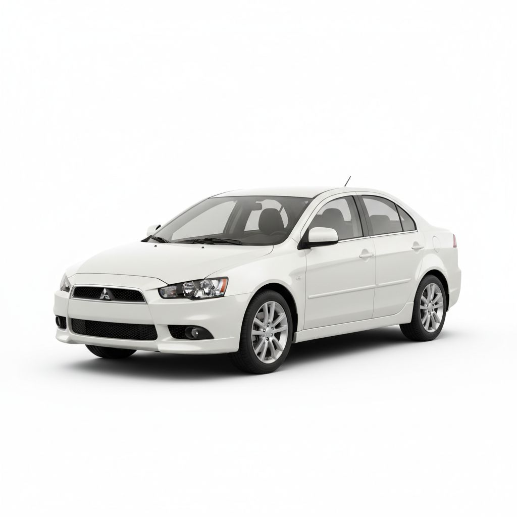 Mitsubishi Lancer X 2008 — widok boczny