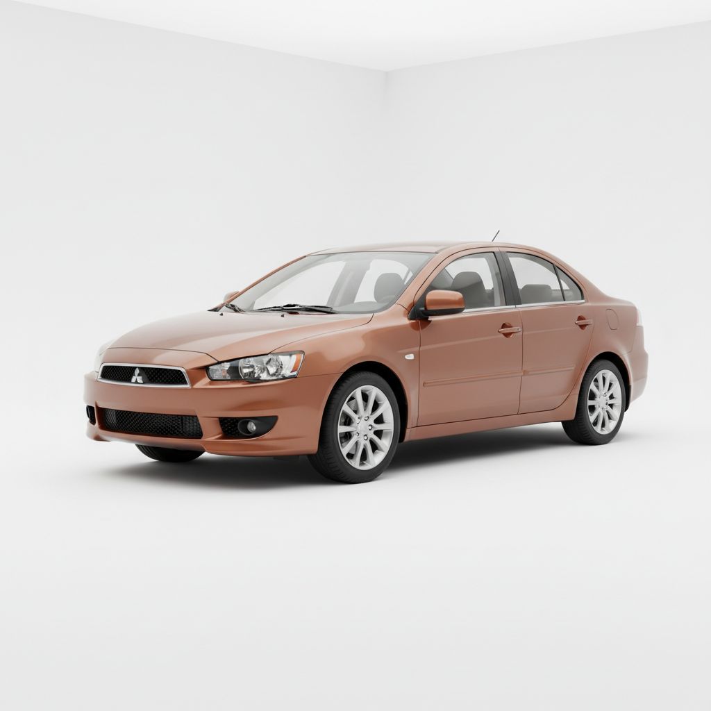Mitsubishi Lancer X 2008 — widok boczny