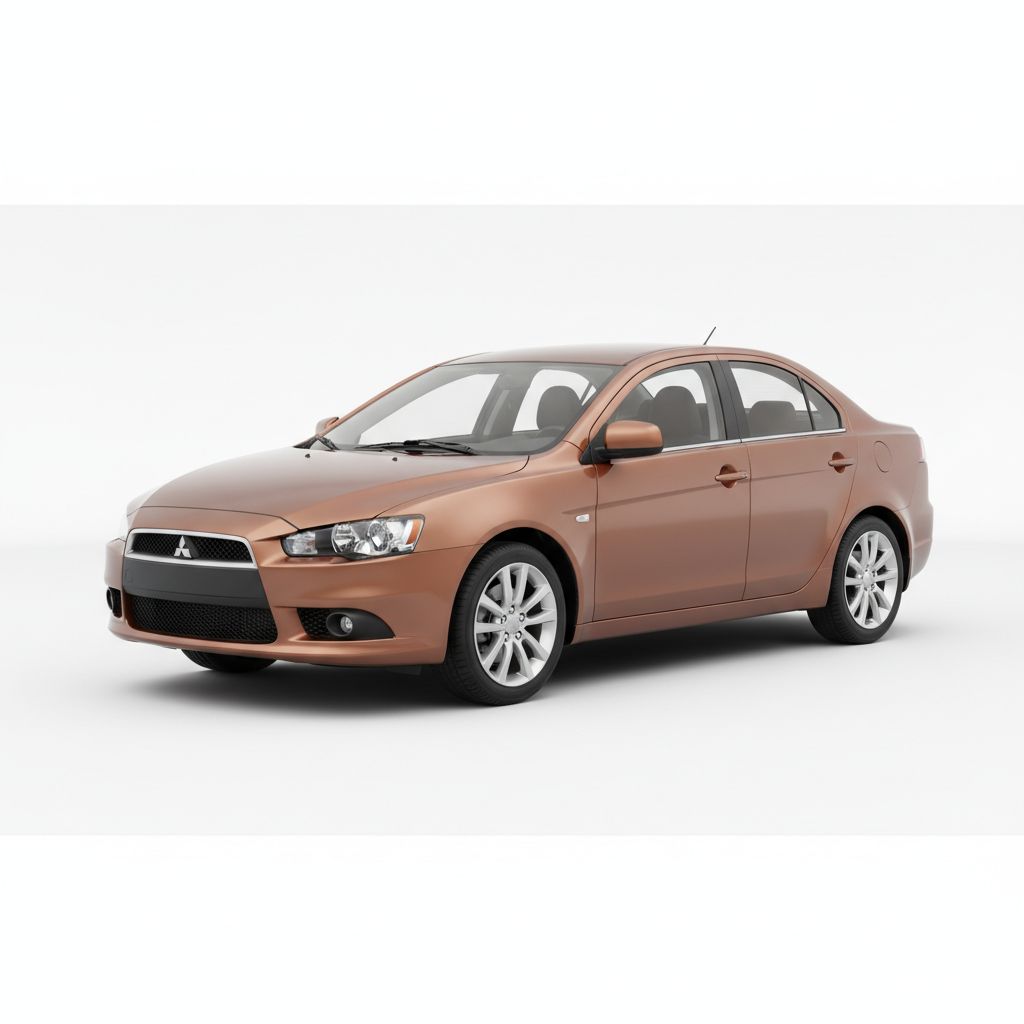 Mitsubishi Lancer X 2008 — widok boczny