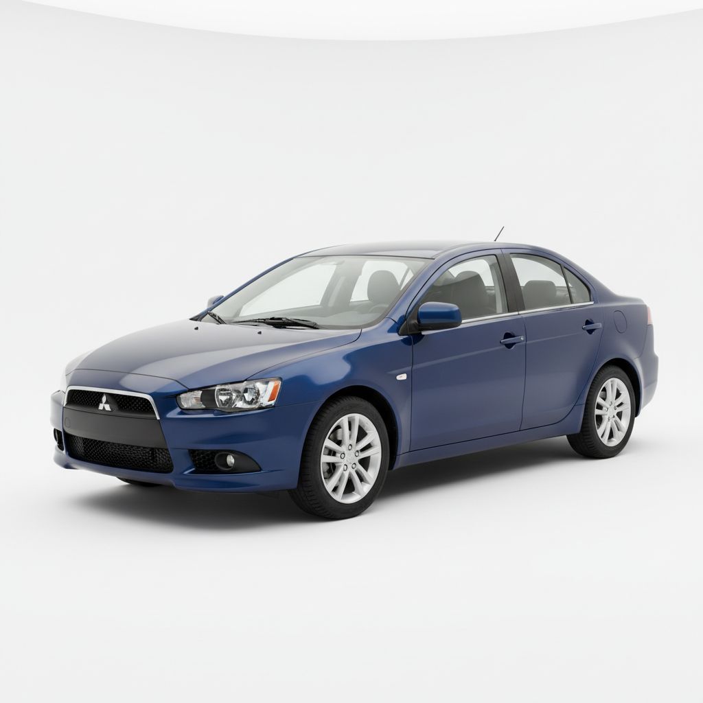 Mitsubishi Lancer X 2008 — widok boczny